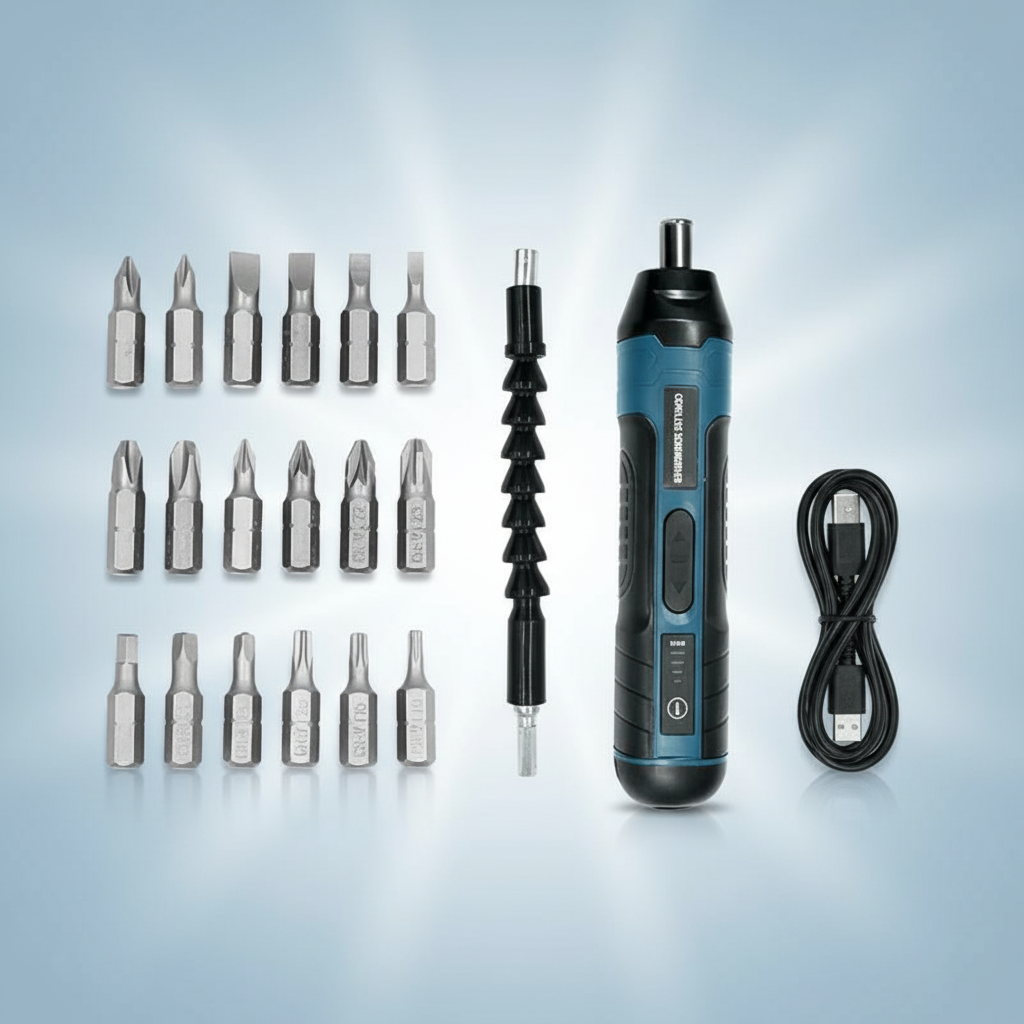 Rechargeable Cordless Screwdriver 20 Piece Set